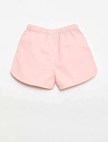Short in twill tinta unita