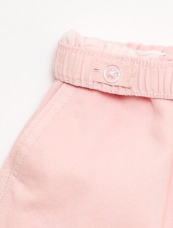 Short in twill tinta unita