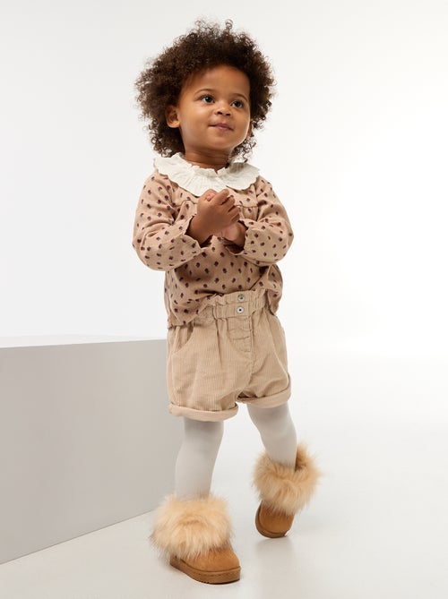 Short in velluto - Kiabi