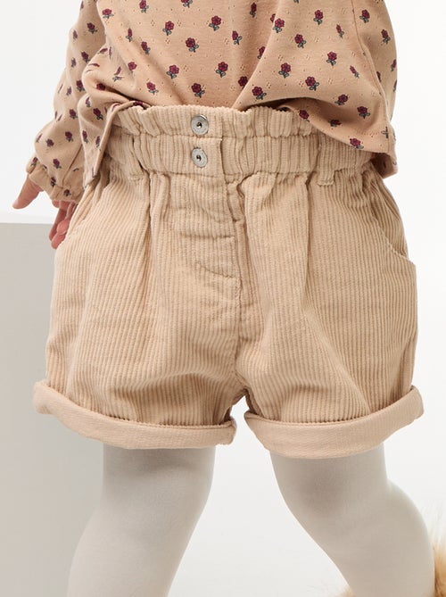 Short in velluto - Kiabi