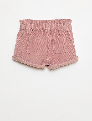Short in velluto