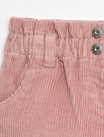 Short in velluto