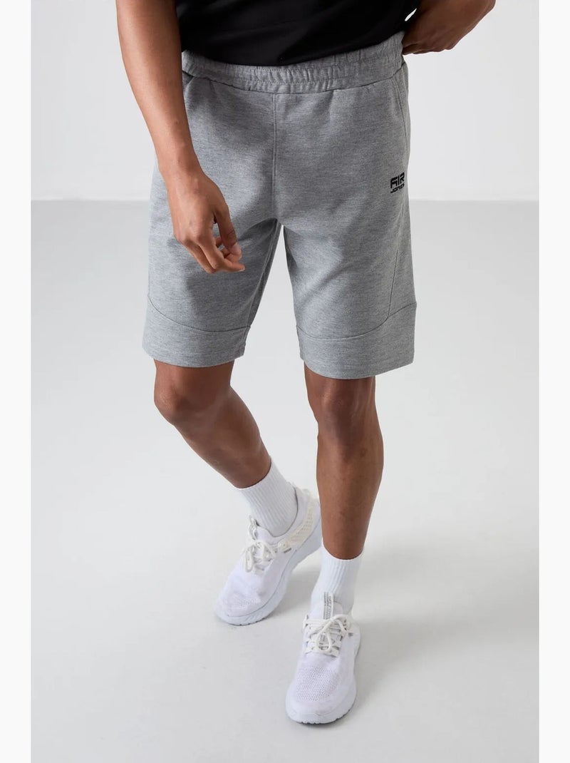 Short jogging facile da indossare tommy Grigio chiaro - Kiabi