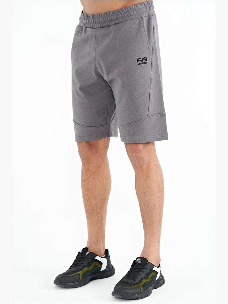 Short jogging facile da indossare tommy Grigio scuro - Kiabi