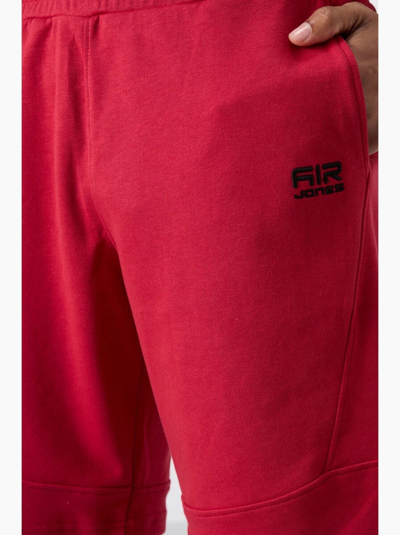 Short jogging facile da indossare tommy Rosso - Kiabi