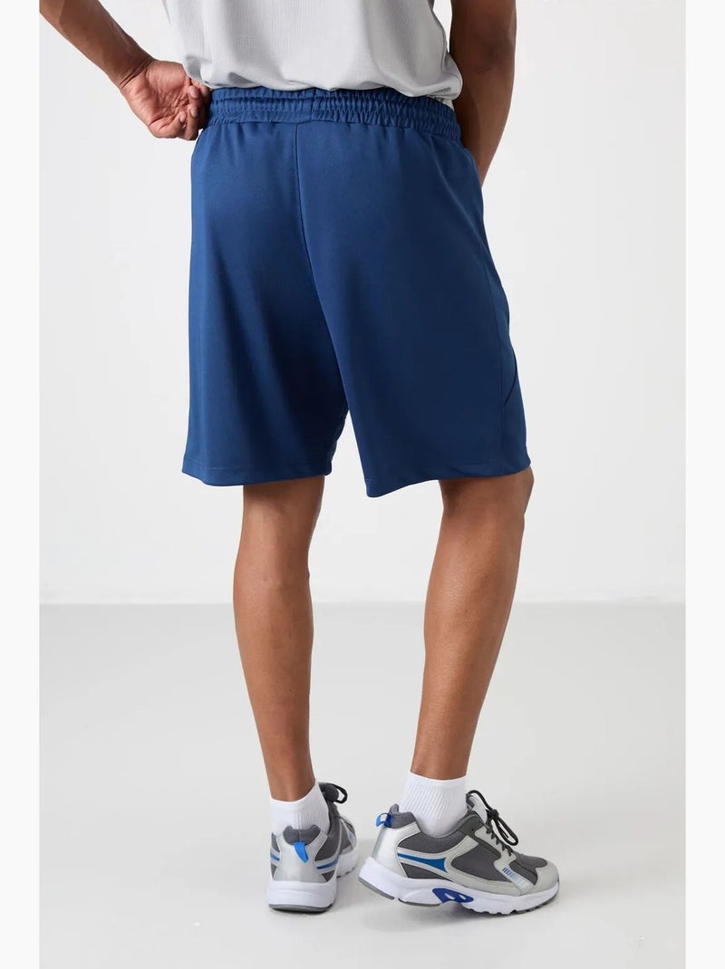Short jogging tinta unita in maglia tommy Blu cobalto - Kiabi