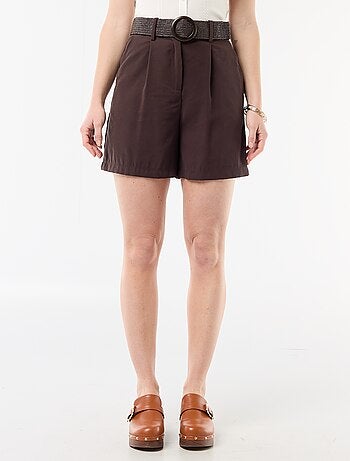 Short leggero + cintura con fibbia