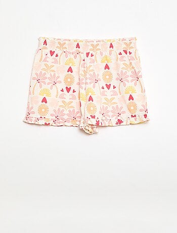 Short leggero con volant