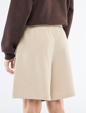 Short lunghi in french terry