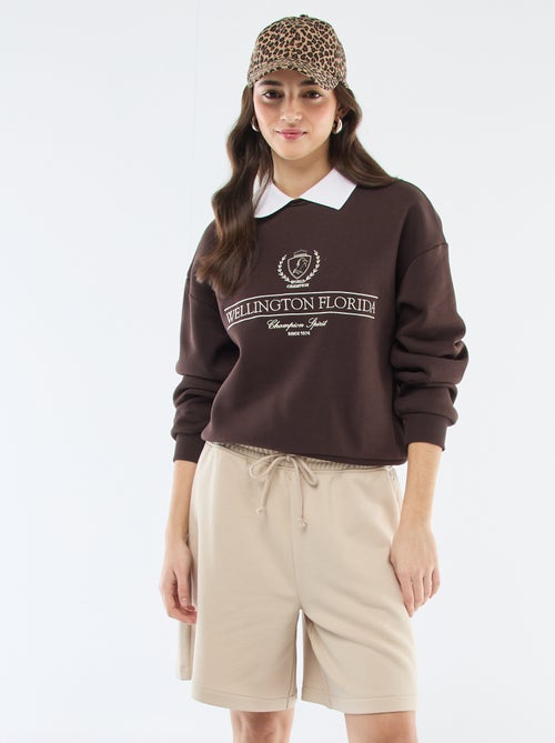 Short lunghi in french terry - Kiabi