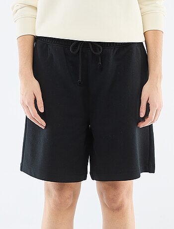 Short lunghi in french terry