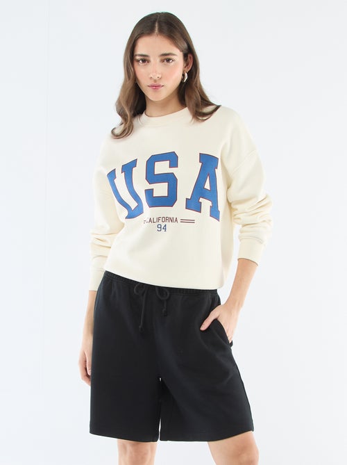 Short lunghi in french terry - Kiabi