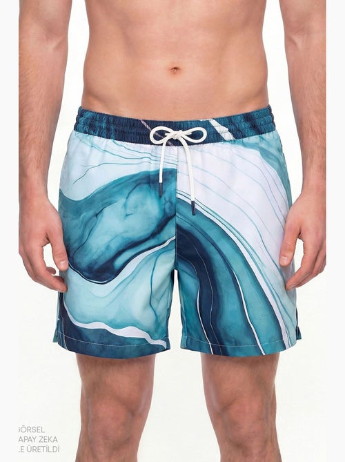 Short marble da uomo penti - Kiabi