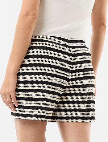 Short premaman all'uncinetto
