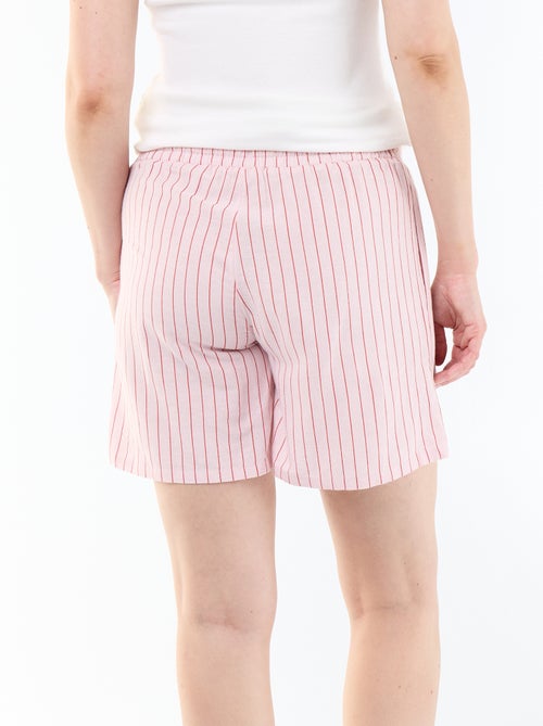 Short premaman in lino stampato - Kiabi
