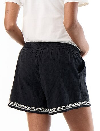 Short premaman ricamato