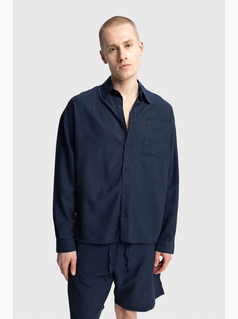Short sartoriali uomo giesto Blu marino - Kiabi