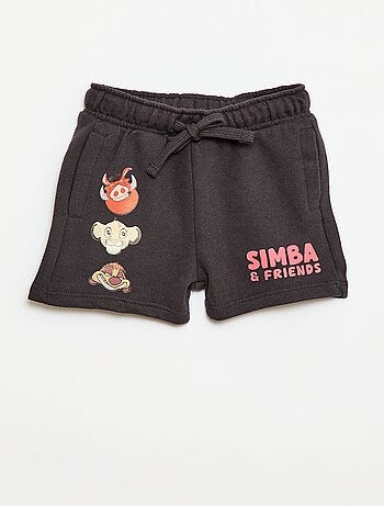 Short 'Simba' 'Disney' in felpa non garzata