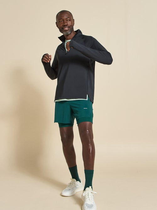 Short sportivi 2 in 1 - (ekstract) - Kiabi