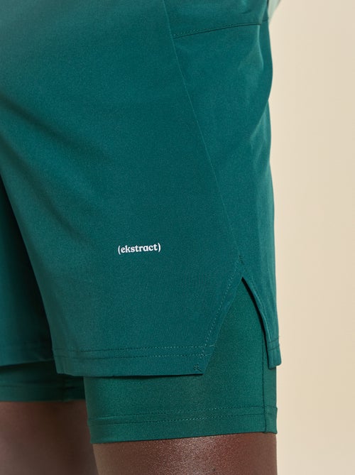 Short sportivi 2 in 1 - (ekstract) - Kiabi