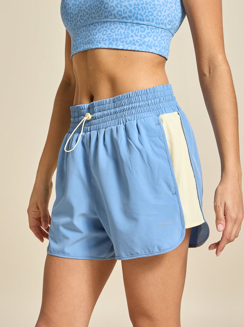 Short sportivi color block - (ekstract) Blu - Kiabi