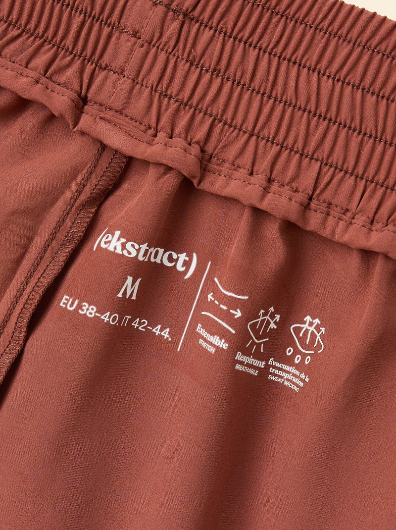 Short sportivi color block - (ekstract) Marrone - Kiabi