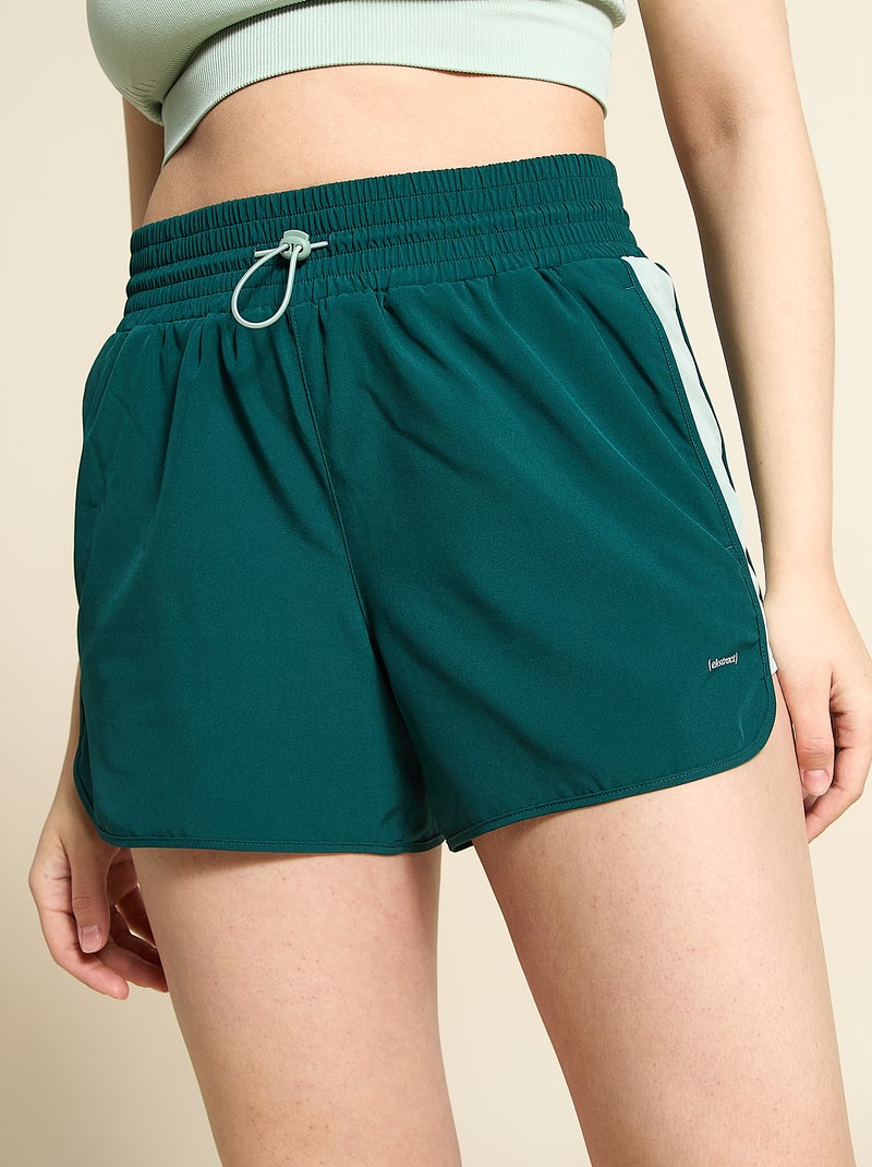 Short sportivi color block - (ekstract) Verde - Kiabi