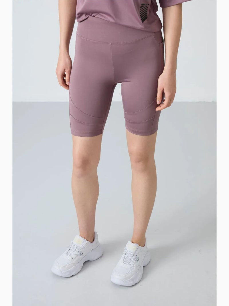 Short sportivo ciclista a vita alta tommy Malva - Kiabi