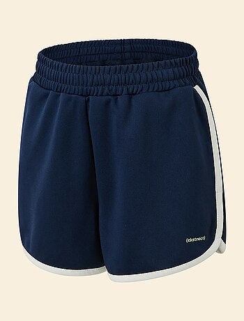 Ekstract - Short sportivo con bande a contrasto