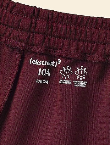 Ekstract - Short sportivo con bande a contrasto
