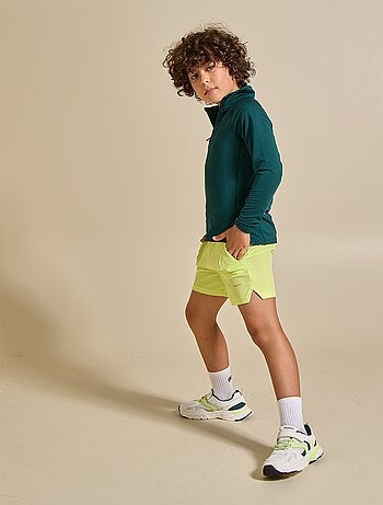 Short sportivo con tasca posteriore con zip - (ekstract)