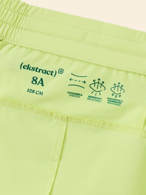 Short sportivo con tasca posteriore con zip - (ekstract) - Kiabi