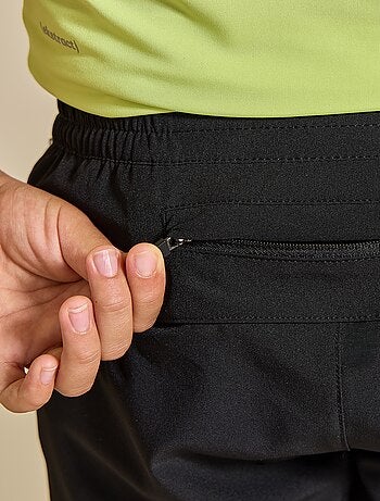 Short sportivo con tasca posteriore con zip - (ekstract)