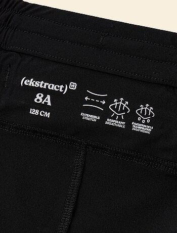 Short sportivo con tasca posteriore con zip - (ekstract)