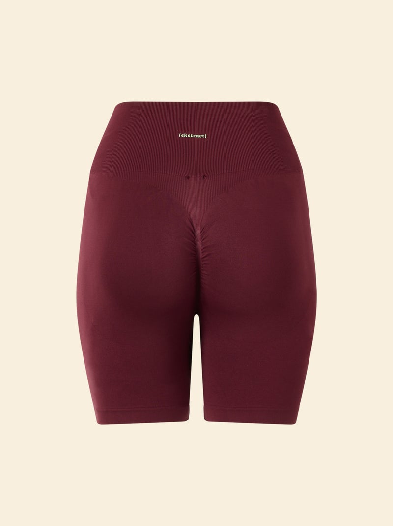 Short sportivo modellante - (ekstract) Bordeaux - Kiabi