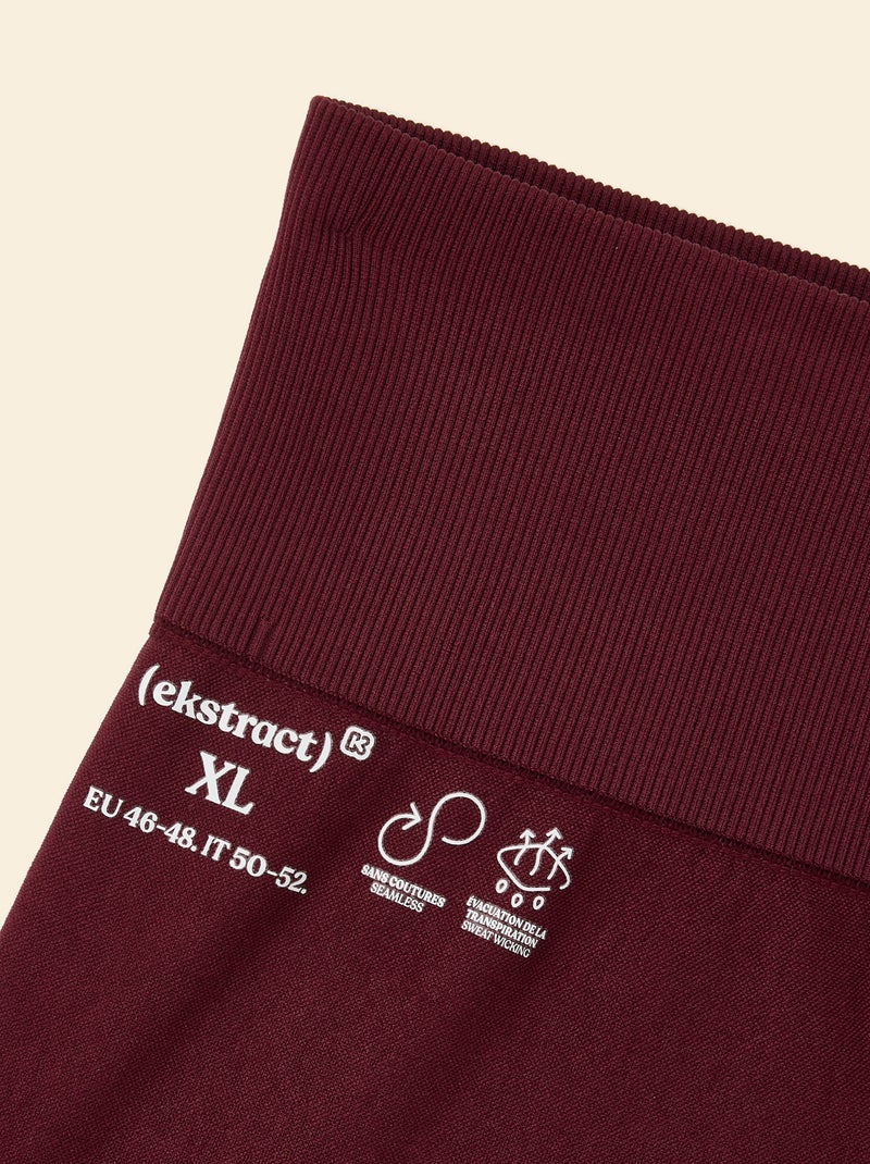 Short sportivo modellante - (ekstract) Bordeaux - Kiabi