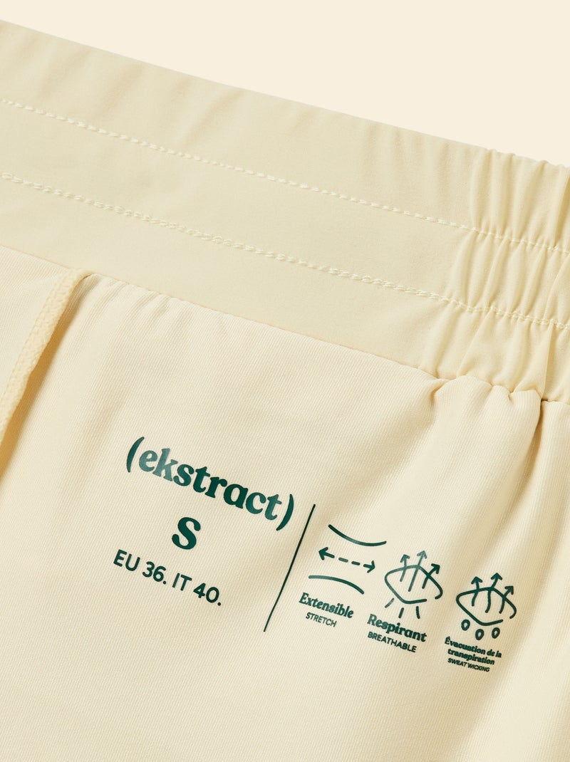 Short sportivo modello 2 in 1 - (ekstract) Giallo - Kiabi