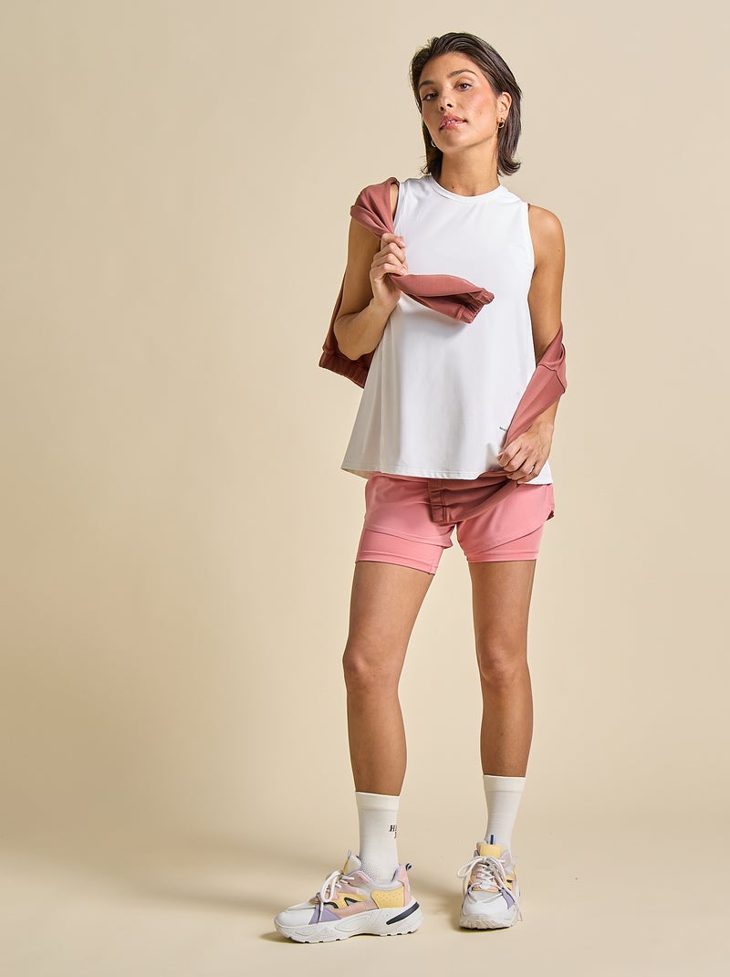 Short sportivo modello 2 in 1 - (ekstract) Rosa - Kiabi