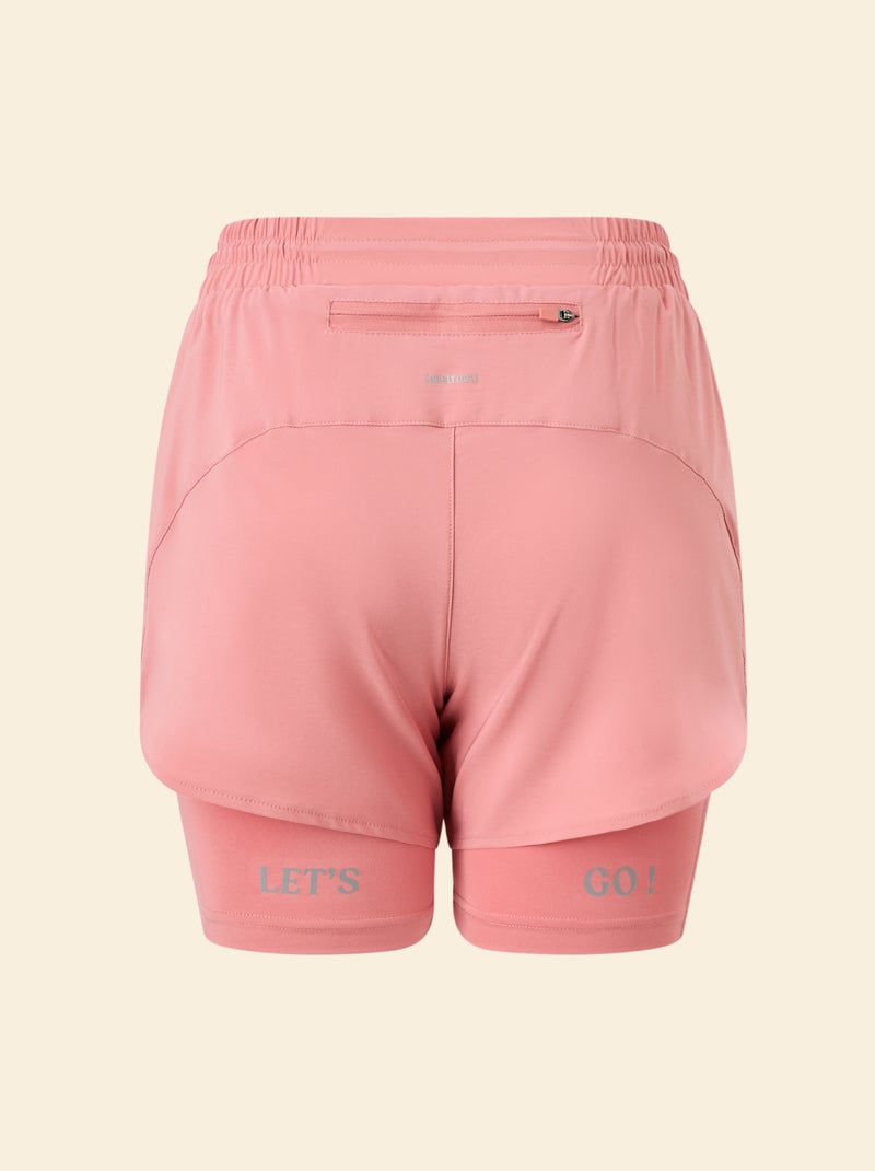 Short sportivo modello 2 in 1 - (ekstract) Rosa - Kiabi