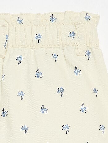 Short stampati all-over in cotone