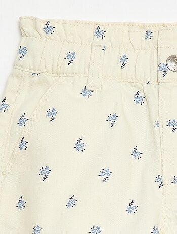 Short stampati all-over in cotone