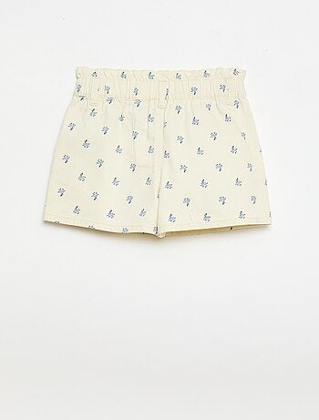 Short stampati all-over in cotone