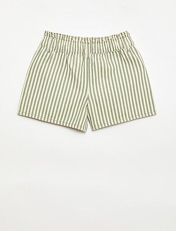 Short stampati all-over in cotone