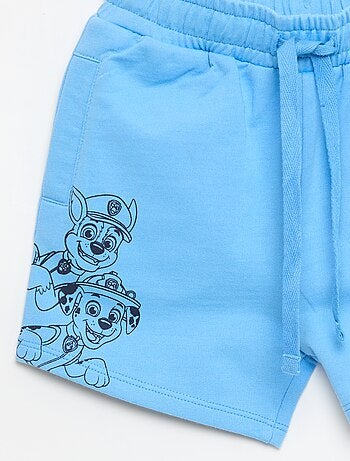 Short stampati 'Paw Patrol' in french terry di cotone tinta unita
