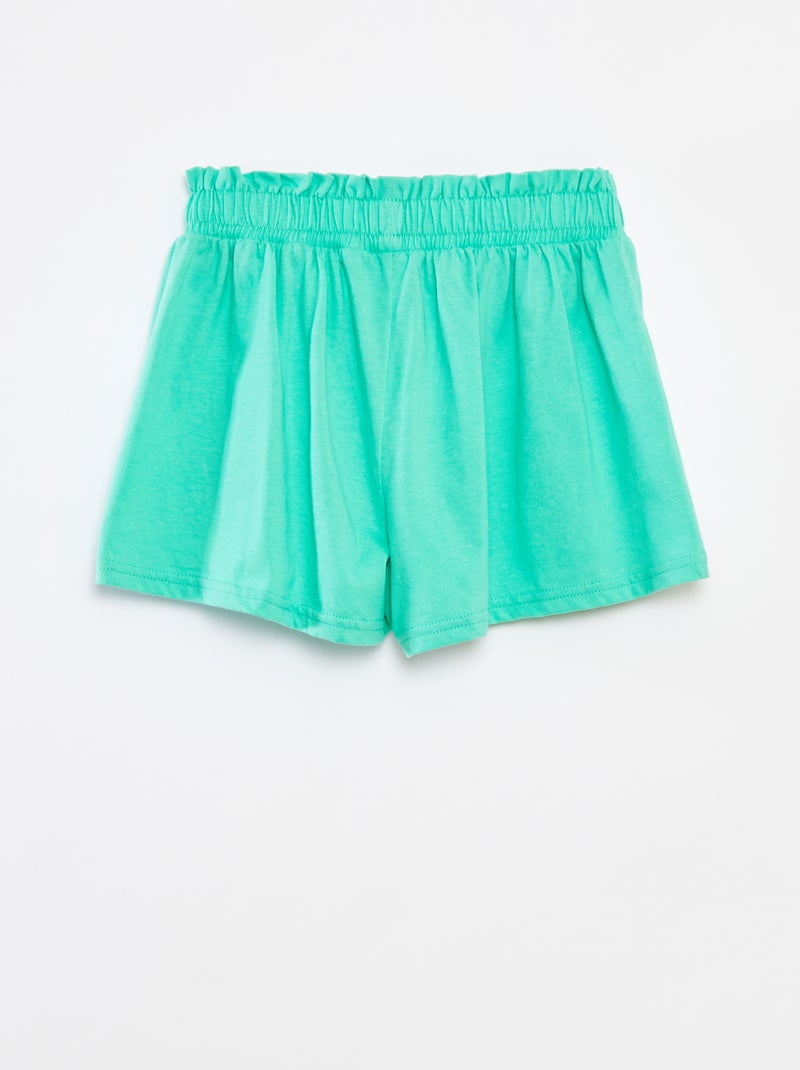 Short 'Stitch' Verde - Kiabi