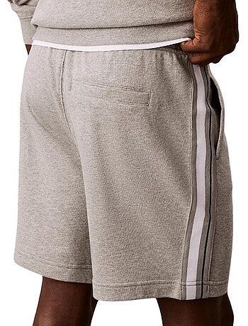 Short uomo calvin klein jeans in spugna con logo a nastro