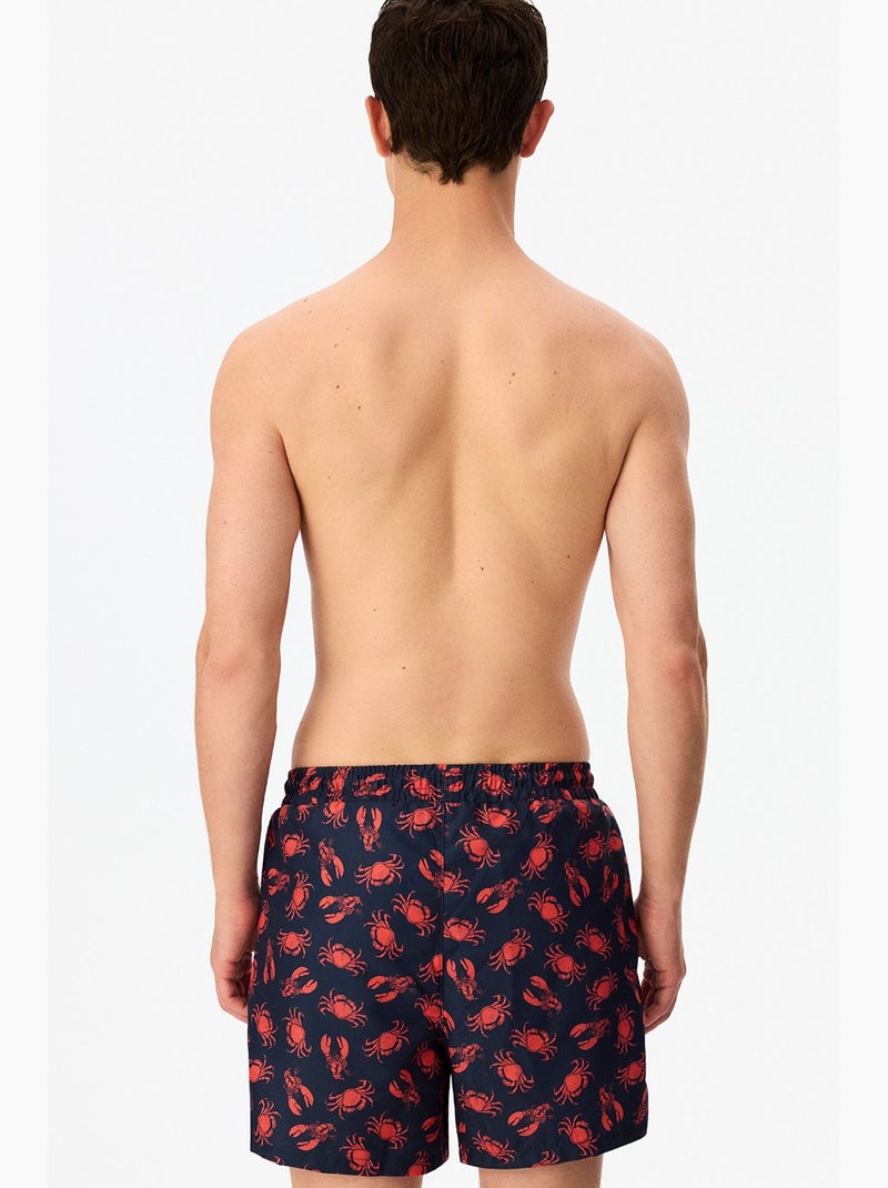 Short uomo deep octopus penti Blu Rosso - Kiabi