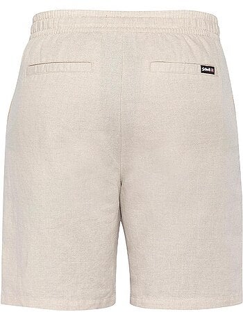 Short uomo schott in lino