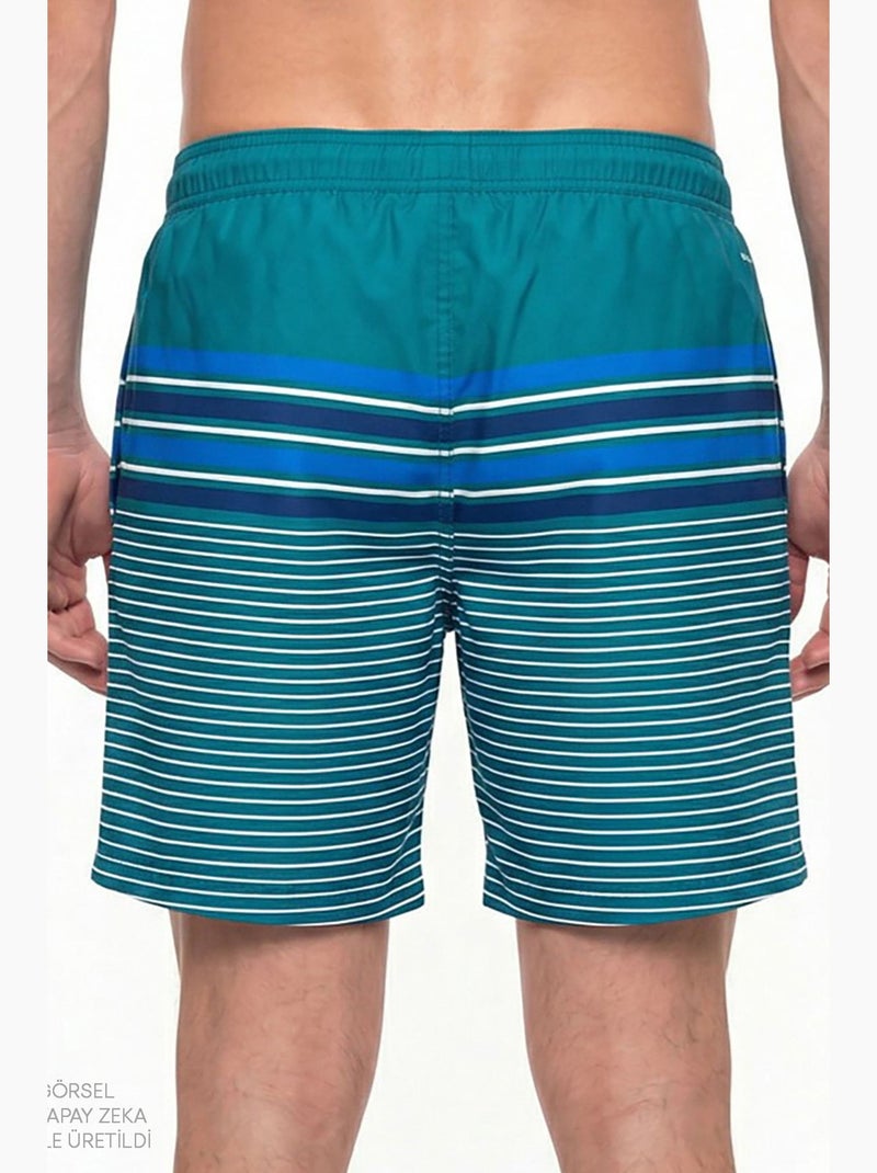 Short uomo royal court a righe penti Blu oltremare - Kiabi