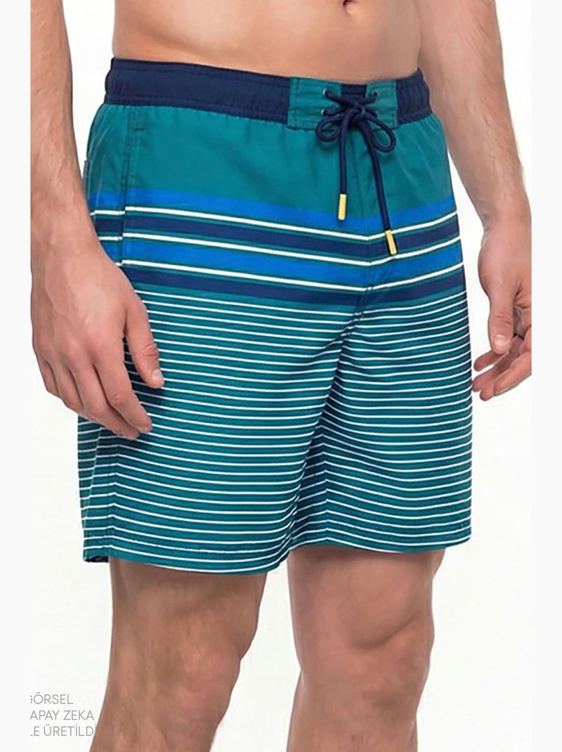 Short uomo royal court a righe penti Blu oltremare - Kiabi